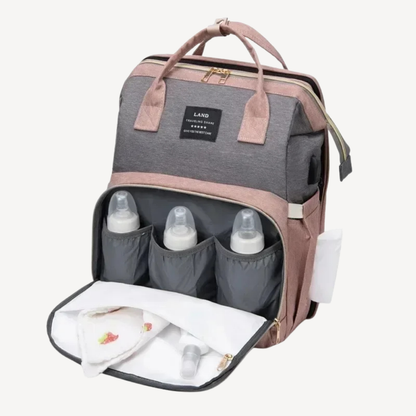 BaseStore Premium Anne Bebek Çantası & Portatif Yatak